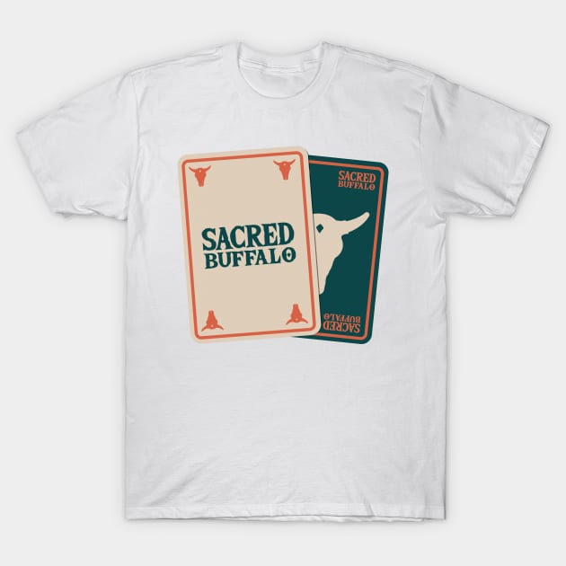 Sacred Buffalo Collection - Buffalo Skull n°8 T-Shirt by Biagiode-kd